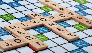 scrabble word related to divorce