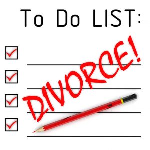 divorce to do list