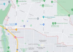 altadena california google map